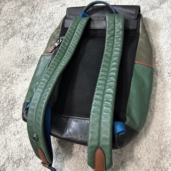 Coach Trach Backpack Colorblock - Picture 2 of 12